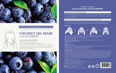 Image Of Cello Pack (Leaders Coconut Mask With Blueberry Cello Pack)